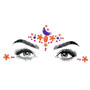 FestivalQueen DIY Eyebrow Face Body Sticker Women Adhesive Crystal Glitter Jewels Festival Party Eye Crystal Sequins Stickers