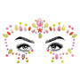 FestivalQueen DIY Eyebrow Face Body Sticker Women Adhesive Crystal Glitter Jewels Festival Party Eye Crystal Sequins Stickers