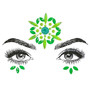 FestivalQueen DIY Eyebrow Face Body Sticker Women Adhesive Crystal Glitter Jewels Festival Party Eye Crystal Sequins Stickers