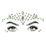 FestivalQueen DIY Eyebrow Face Body Sticker Women Adhesive Crystal Glitter Jewels Festival Party Eye Crystal Sequins Stickers