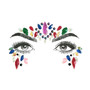 Bohemia Temporary Adhesive Face Jewels Sticker Festival Party Glitter Make Up Tribal Style 3D Crystal Gems Sequins Eye Stickers