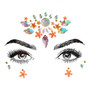 Bohemia Temporary Adhesive Face Jewels Sticker Festival Party Glitter Make Up Tribal Style 3D Crystal Gems Sequins Eye Stickers