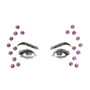 Bohemia Temporary Adhesive Face Jewels Sticker Festival Party Glitter Make Up Tribal Style 3D Crystal Gems Sequins Eye Stickers