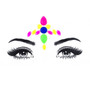 Glow in Dark Luminous Face Jewel Gem Temporary Stickers Women 2019 New Night Club Festival Party Body Gems Rhinestone Sticker