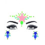 Glow in Dark Luminous Face Jewel Gem Temporary Stickers Women 2019 New Night Club Festival Party Body Gems Rhinestone Sticker