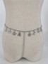 Handmade 12 Constellation Metal Body Letter Waist Chain Belt for Girl Leo Gemini Sexy Rhinestone Letter Belly Chain Body Jewelry