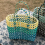 casual hollow out baskets bag designer pvc women handbags large capacity totes ladies summer beach purses travel rattan sac 2020