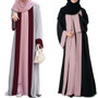 Dubai Muslim Women Long Sleeve Open Cardigan Maxi Dress Kimono Abaya Kaftan Jilbab Party Arab Gown Islamic Robe Ramadan Clothing