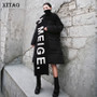 XITAO Letter Embroidery Keep Warm Scarf Big Shawl Women Turtleneck Bib Wild Streetwear Fashion Multifunction Accessories GCC2852