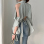Women Blouse Tops New Lady Hollow Out Fashion Shirts Off Shoulder Spring Summer Clothes Vogue Shirt