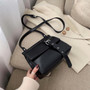 Vintage Square Crossbody bag 2020 Fashion New High quality PU Leather Women's Designer Handbag Lock Shoulder Messenger Bag