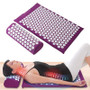 Massage Mat Acupressure Mat Lotus Spike Relieve Back Body Pain Spike Applicator Kuznetsov Yoga Mat Bag Массаж Диванная подушка