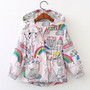 Bear Leader Denim Coats for Girl Kids Cartoon Embroidery Jacket Autumn Spring Baby Girls Coat Children Clothes 3 8 Years