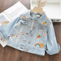 Bear Leader Denim Coats for Girl Kids Cartoon Embroidery Jacket Autumn Spring Baby Girls Coat Children Clothes 3 8 Years