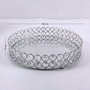 silver nordic Mirror crystal Style Storage Baskets Box Simplicity Style Home Organizer For Jewelry Necklace Dessert Plate