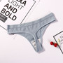 Sexy Lingerie Women's Cotton G-String Thong Panties String Underwear Women Briefs Pants Intimate Ladies Low-Rise 1 piece