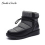 Smile Circle Snow boots Women Winter Shoes Thick Flat platform Boots Warm plush Comfortable round toe Ladies Shoes 2020
