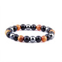 Natural Tiger Eye Hematite Men Bracelets Set Magnetic Health Protection Balance Beads Bracelets Women Reiki Healing Jewelry Gift