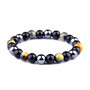 Natural Tiger Eye Hematite Men Bracelets Set Magnetic Health Protection Balance Beads Bracelets Women Reiki Healing Jewelry Gift