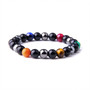 Natural Tiger Eye Hematite Men Bracelets Set Magnetic Health Protection Balance Beads Bracelets Women Reiki Healing Jewelry Gift