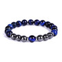 Tiger‘s Eye Bracelets for Men Women Lucky Hematite Beads Bracelet Natural Stone Bracelets & Bangles Jewelry Gift Pulsera Hombre