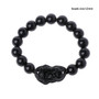 Unisex Men Pixiu Charms Ring Bracelet Chinese Feng Shui Amulet Wealth and Lucky Open Adjustable Ring Bead Bracelet