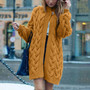 Winter Elegant Winter Coats Loose Knitwear Cardigan Sweater Oversized Extra Soft High-end Cardigan Knitting Coat For Women