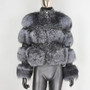 BLUENESSFAIR 2020 Winter Jacket Women Real Fur Coat Parka Natural Raccoon Fur Wool Weave Fabric Thick Warm Outerwear Streetwear