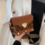 Zebra Pattern Love Box Small Square Bag Women Messenger Bag 2020 Fashion Shoulder Bag Trend Lady Purses