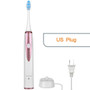 Electric Toothbrush Sonic Wave Rechargeable High Quality Cordless Inductive Charging Toothbrush Head Whitening Teeth Best Gift