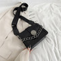 Stone pattern Chain Tote bag  2020 Fashion New High quality PU Leather Women's Designer Handbag Vintage Shoulder Messenger Bag