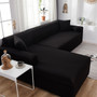 L Shape Need Buy 2pcs Sofa Cover Solid Color Corner Sofa Covers for Living Room Elastic Spandex Couch Cover Stretch Slipcovers