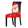 Christmas Chair Cover Printed Europe Style Seat Covers Washable Elastic Chair Covers Home Hotel Party Banquet