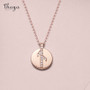 Thaya Original New Cute Design S925 Silver Rose Gold Tree Branch Enamel 45cm Necklace Pendant Chain Fine Jewelry For Women Gift