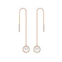 Thaya New s925 silver Pearl Earrings Tassel Rose Gold 9cm Drooping Handmade Pearl Silver Earring For Women 2020 Fine Jewelry Gif