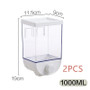 1L/1.5L Sealed Rice Storage Box Wall Mounted Cereal Grain Container Dry Food Dispenser Grain Storage Jar Kitchen storage Tools