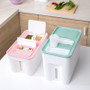 Multi-function Rectangle Moisture-proof Rice Bucket Sealed Plastic Rice Storage Box Insect-proof Household  Storage Organizer