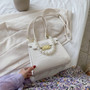 Crocodile pattern Pearl Tote bag 2020 Fashion New High-quality PU Leather Women's Designer Handbag Travel Shoulder Messenger Bag