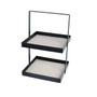 Storage Tray Iron Multilayer Jewelry Box Cosmetics Organizer Kitchen Bathroom Rack Sundry Container Dining Tray