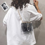 Transparent jelly square bag 2019 summer new quality PVC Women's Designer Handbag Lock chain shoulder messenger bag Bolsos Mujer