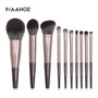 MAANGE 10/12/15Pcs Wooden makeup brushes set cosmetic foundation powder blush eyeshadow professional makeup brush beauty tools