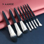 MAANGE 10PCS Makeup Brushes Sets With Bag Blue Powder Blusher Foundation Make up Brush Blending Eyeshadow Brush Beauty Tools