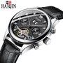 HAIQIN Men's watches Automatic mechanical Men Watches Business Watch men top brand luxury Military Waterproof Tourbillon Clock