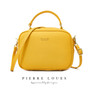 Pierre Loues Messenger Bag Women PU Leather Women Bag Fashionable Simple Leisure Shoulder Bag Women Solid Color Female 2020