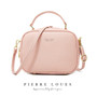 Pierre Loues Messenger Bag Women PU Leather Women Bag Fashionable Simple Leisure Shoulder Bag Women Solid Color Female 2020