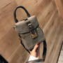 2020 Summer Women's Bag Rivet Printing Mini Bag Fashion Belt Buckle Shoulder Bag All-match Messenger Female Bag