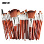 22Pcs Makeup Brushes Set Foundation Highlighter Eye Shadow Powder Contour Concealer Blush Lip Cosmetic Beauty Make Up Brush Kit