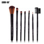 MAANGE 7PCS Protable Makeup Brush Set Eye shadow Powder Make Up Toiletry Eyebrow Lip Cosmetic Beauty Make Up Brush Travel Kit