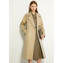 AMII Minimalism Coat Women Autumn Fashion Lapel Solid Loose Belt Women's Trench Coat Female Jacket 12080058