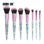 Makeup Brushes Set 7Pcs Diamond Crystal brush set Foundation Blush Brush Powder Blending Eyeshadow Beauty Make up Brush Tool Kit